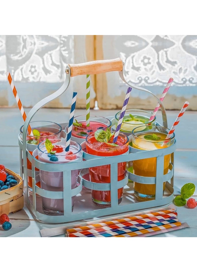 vsell24 Eco-Friendly Light Pink Paper Straws (100pc) - Biodegradable, Durable, and Stylish - Image 5