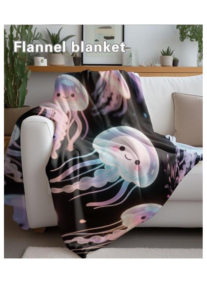 Flannel thin blanket (warm and comfortable, suitable for sleep, gaming, dust removal and sandproof) 150cm*200cm - 771