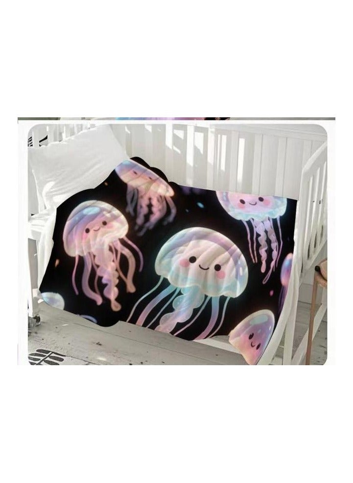 Flannel thin blanket (warm and comfortable, suitable for sleep, gaming, dust removal and sandproof) 150cm*200cm - 771