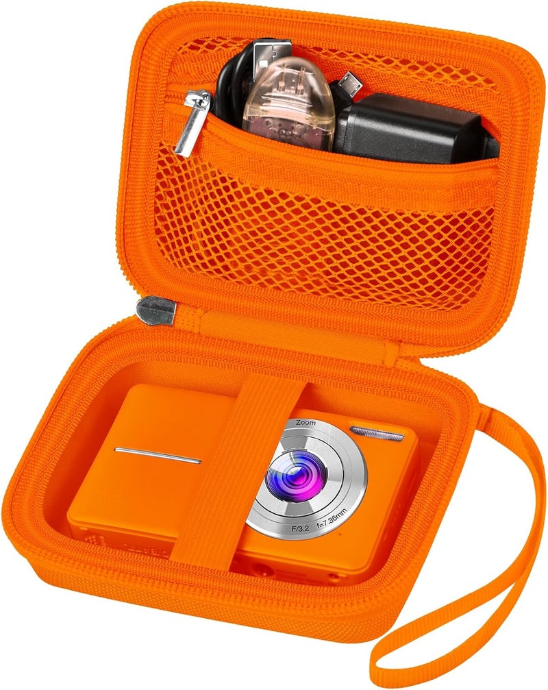 ALKOO Digital Camera Case for VAHOIALD, CAMKORY, KODAK PIXPRO - Orange - Image 1