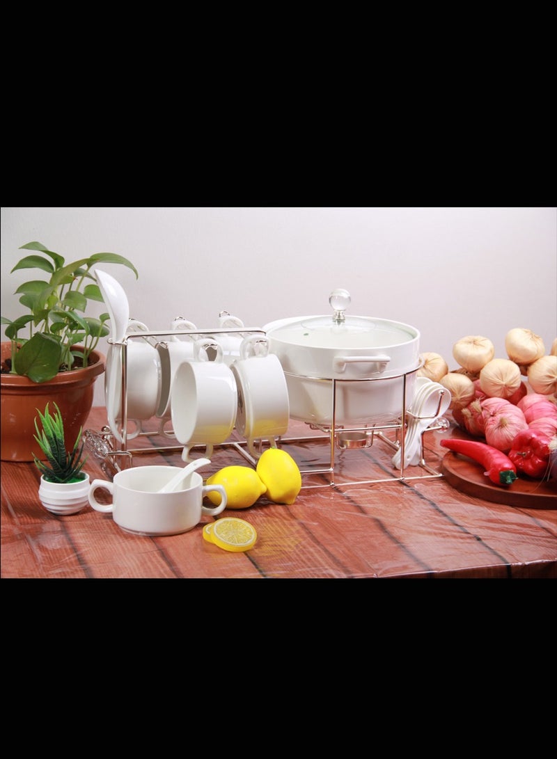 مارس كيو سخان بوفية صحن تقديم الطعام - Image 1