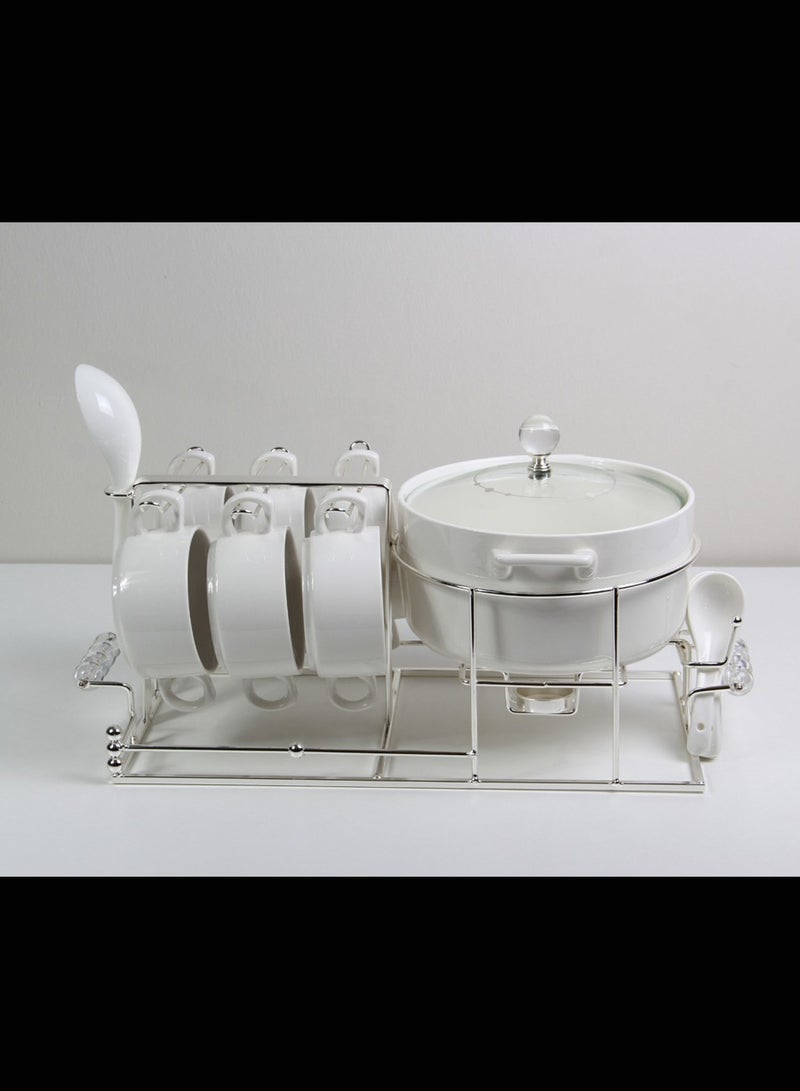 مارس كيو سخان بوفية صحن تقديم الطعام - Image 4