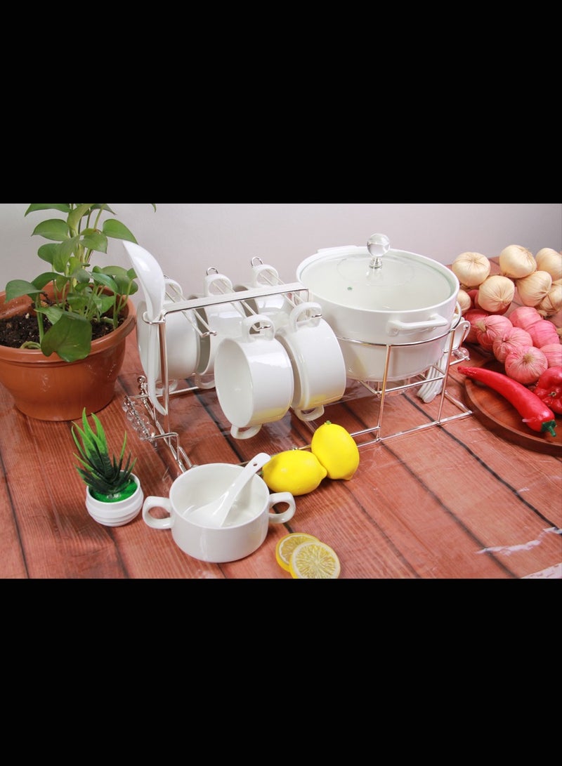 مارس كيو سخان بوفية صحن تقديم الطعام - Image 2