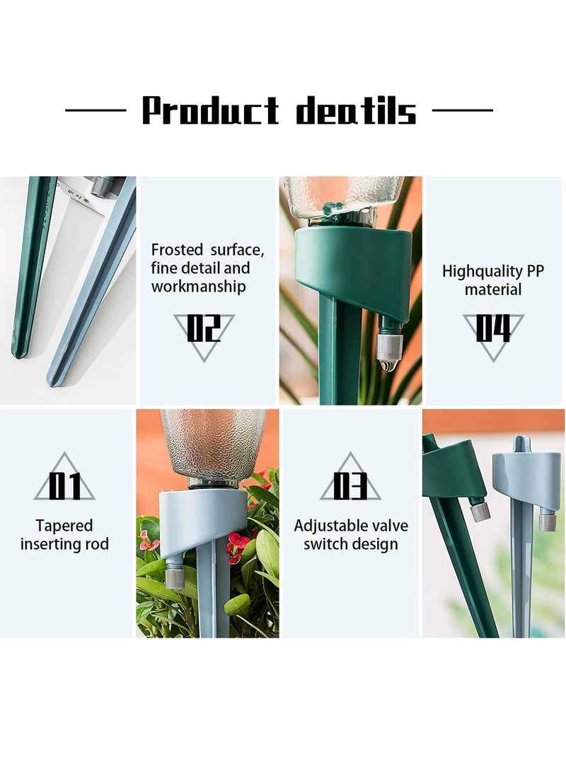 Zikra Plant Watering Devices, Plant Watering Globes, Self Watering Spikes with Slow Release Control Valve Switch, Automatic Drip Irrigation Kit - Image 3