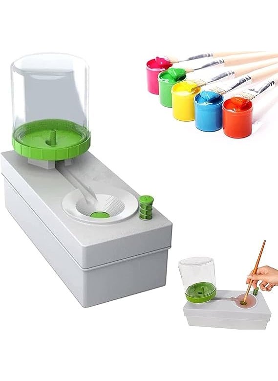 GAMAHA GAMAHA Paint Brush Cleaner Art Supplies Running Water Cycle Paint Brush Rinser Rinse Cup Cleaning Tool with Drain for Acrylic Watercolor Water Based Paints Makeup Brush Pack of 1 Multicolor  - Image 2