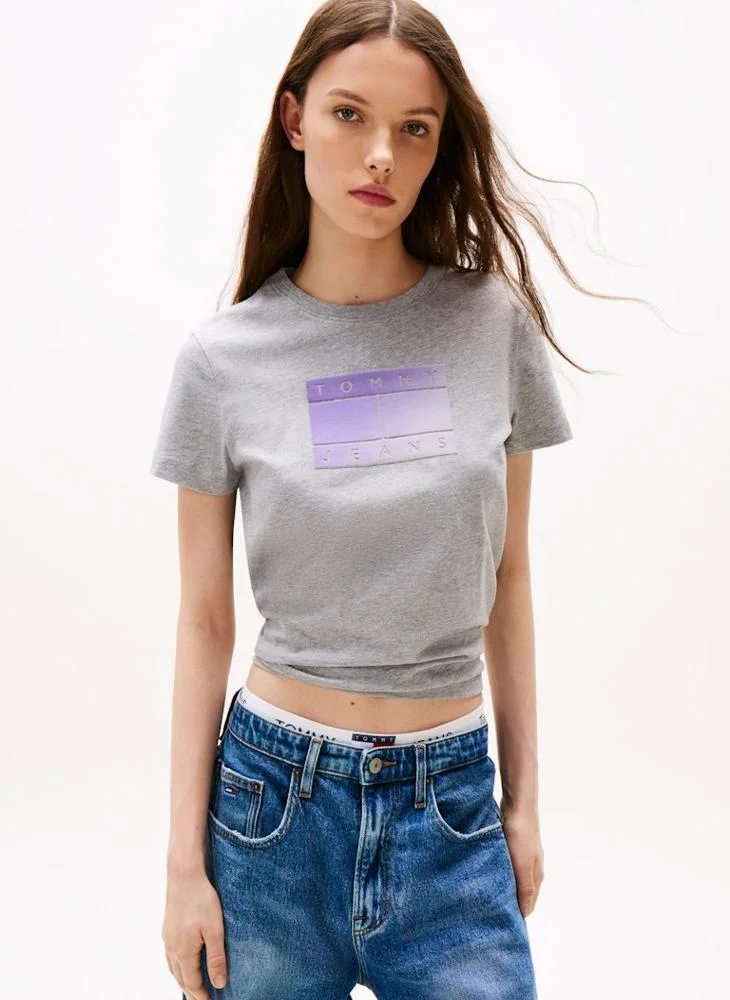 تومي جينز Logo Crew Neck T-Shirt