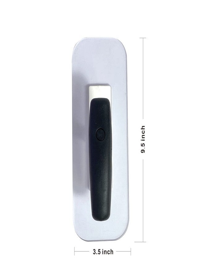 Hanroy Plastic Trowel with Black Comfortable Grip Handle, Includes 3.5" x 9.5'' Finishing Trowels, Lightweight Mounting, Round End, Suitable for Scrape,Plastering and Paint Walls(D1147-T) - Image 5