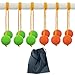 Kasteco 6 Pack Ladder Balls Ladder Toss Balls Ladder Ball Replacement Balls with Storage Bag for Toss Match Red Blue - Image 3