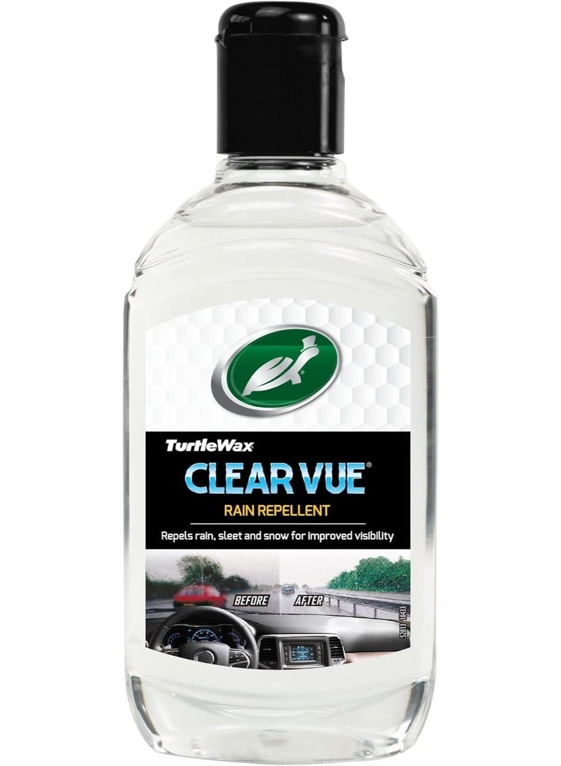 TurtleWax Clear Vue Rain Repellent Advanced Windshield Glass Treatment Coating to Repel Rain Sleet and Snow for Improved Driving Visibility and Safer Road Travel. - Image 3