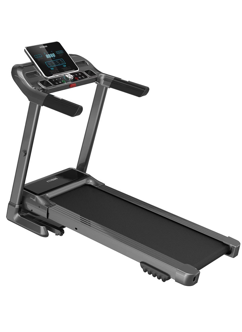 ETG 2.5HP 1-12km/h Multifunctional Stepless Speed Treadmill with HD LED Display, Foldable Treadmill 130*68*123cm, single function  - Image 1