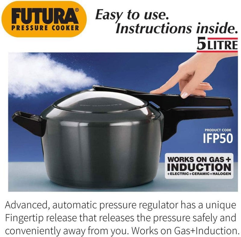 هوكينز قدر الضغط Hawkins Futura Hard Anodized سعة 5.0 لتر من Hawkins - Image 2