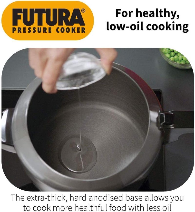 هوكينز قدر الضغط Hawkins Futura Hard Anodized سعة 5.0 لتر من Hawkins - Image 3