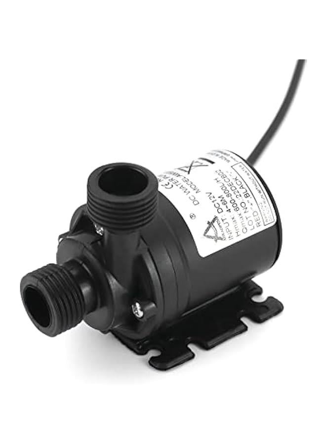Arabest DC 12 V Water Pump 800 L/H 5 m, Brushless Submersible Water Pump for Fountain Pool Solar Circulation System Water Circulation System - Image 1