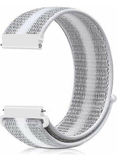 Markacase Samsung Galaxy Watch 4 44 mm R870 Woven Strap White Striped 