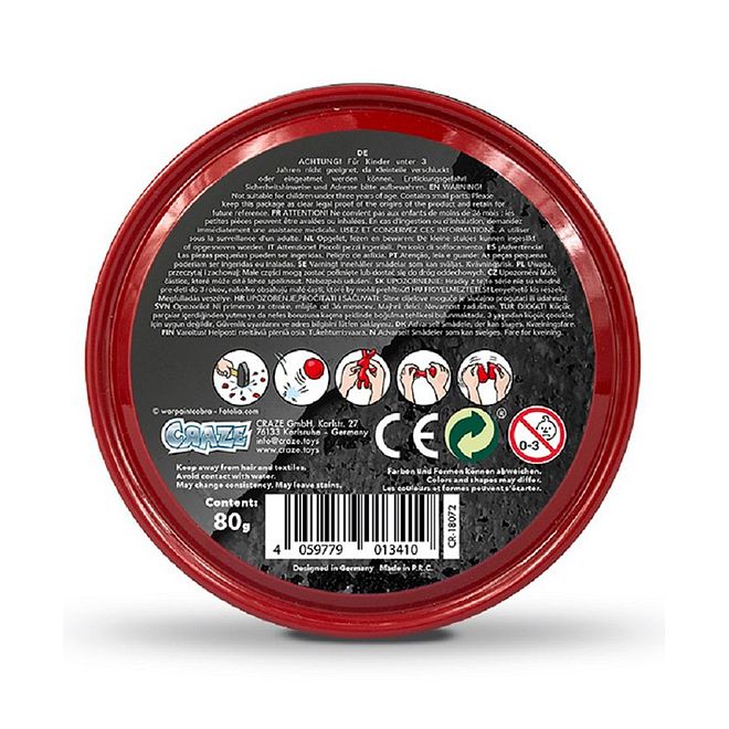 Craze Magic Dough Dinosaur Mesozoic Red - 80 Grams - Image 4