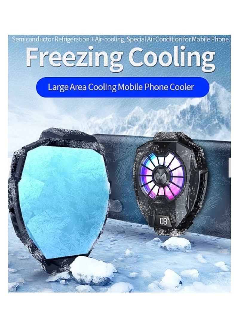 Memo - MEMO DL05 Cooling Fan for Smartphone Radiator Game Handle Phone Holder Cell Phone Cooler - Image 1