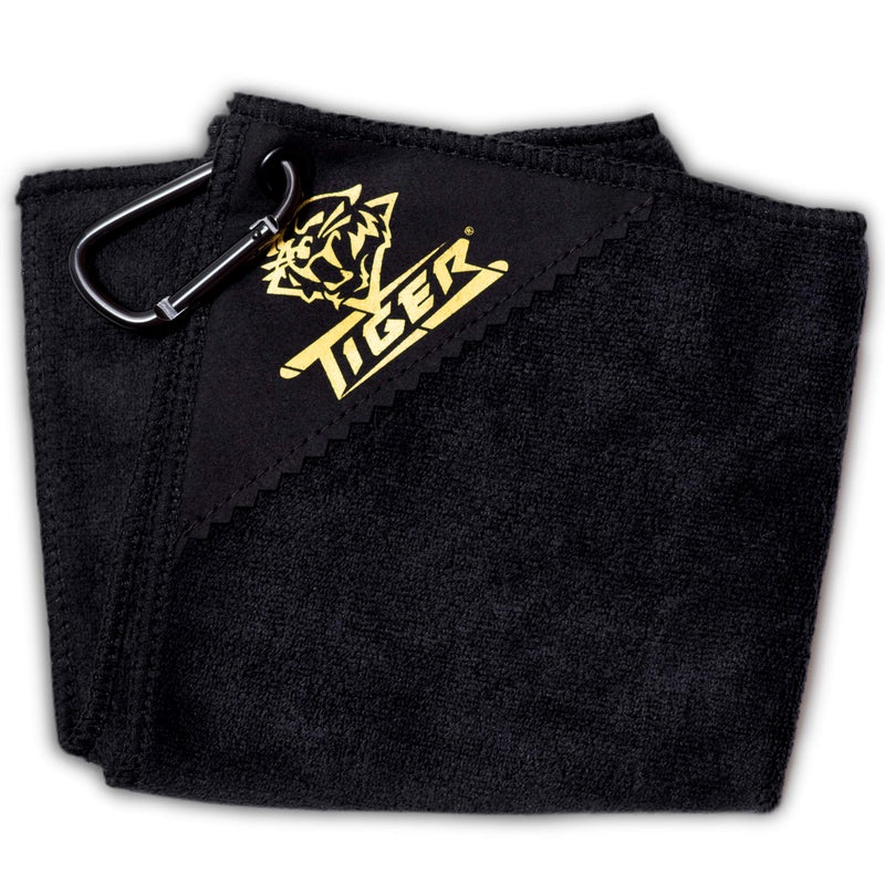 Tiger Microfiber Billiard Towel with Hook 11.5"x11.5"