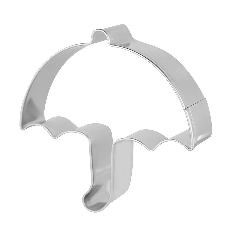 Stainless Steel Umbrella Cookie Cutter Easy Release for Baking Clay - Image 2