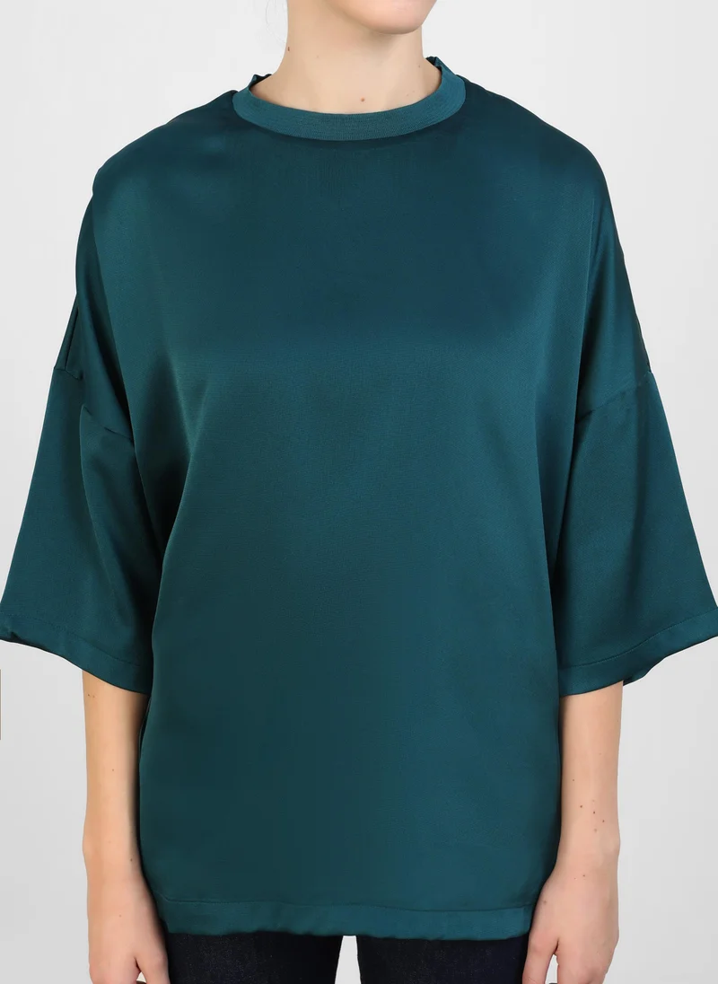 Refka by modanisa Petrol - Tunic - Refka