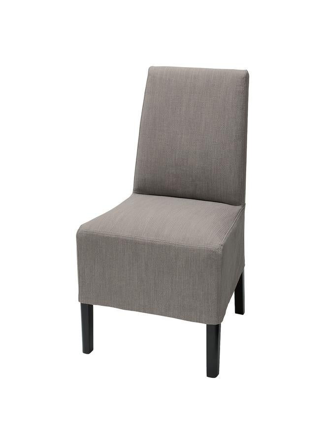 Zaboon Chair Cover, Medium Long, Nolhaga Grey/Beige - Image 1
