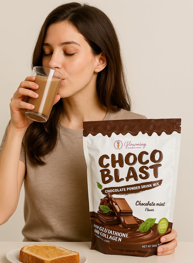 Cris Cosmetics Glowming Choco Blast Chocolate Mint – 200g - Image 2