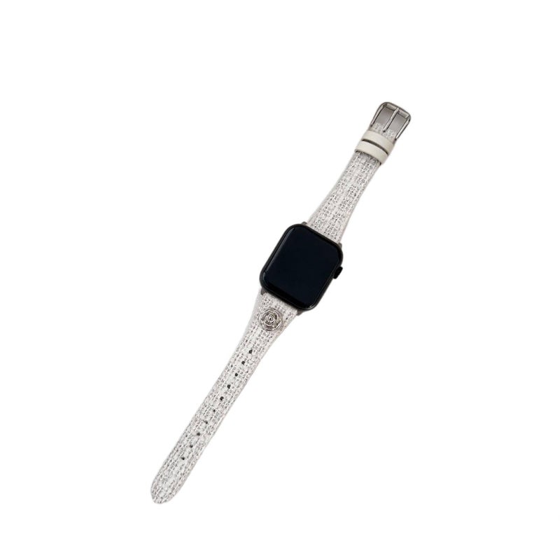 AD Red Smartwatch Band Compatible with Apple Watch / SE with Adjustable Fit Replacement Strap for Daily Wear - Image 5