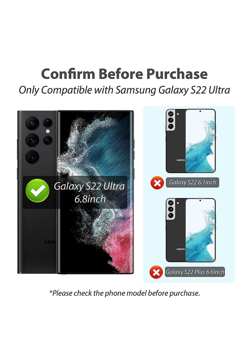 DUSALA Screen Protector Tempered Glass for Samsung Galaxy S22 Ultra Easy to Install Kit Smart Phone Screen Guard UV Full Screen Adhesive Glass Protector for Samsung Galaxy S22 Ultra - Image 2