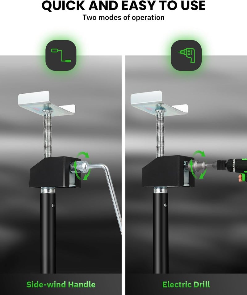 FAHKNS RV Slide Out Support Jacks 2 Pcs - Heavy Duty Stabilizers for RV, Adjustable 20"-48" - Image 3