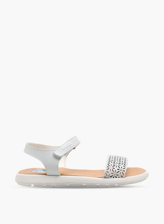 بابلوسكي Girls Floral Cutout Sandals