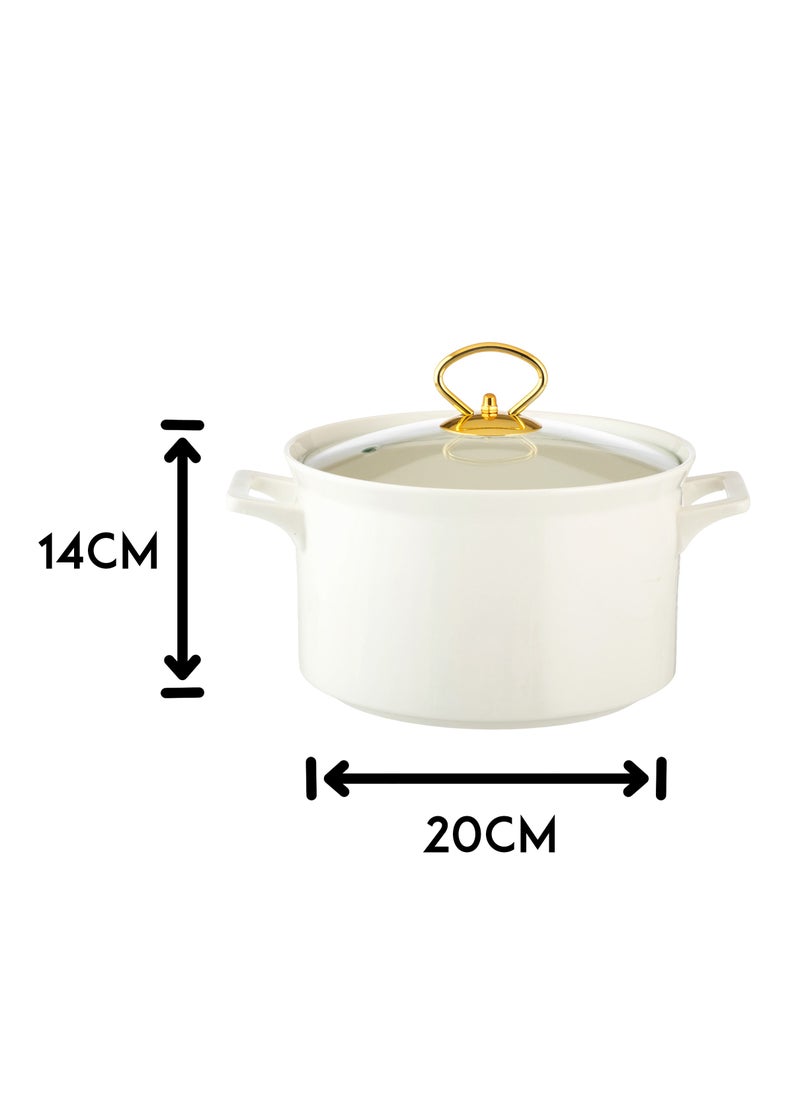 Luxury White Porcelain Soup Set with Gold Stand 15 Pieces for 6 Persons - pzsku/ZF0B172742129A371575AZ/45/_/1739105341/17cb6021-9211-4249-8f91-91a5c9596ec9