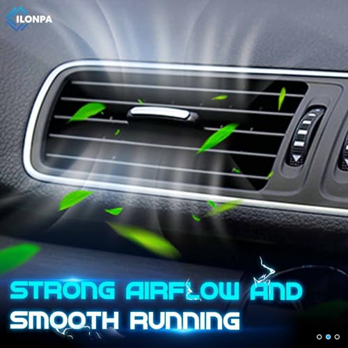 ILONPA محرك مروحة سخان مع قفص مروحة لسيارات إنفينيتي EX35 EX37 FX35 FX45 FX50 G25 G35 G37 Q45 Q50 QX60 بدلاً من 27225-AM611، 27200JA000، 27225JK60B، 27225JK61A، 27225JK60E - Image 3