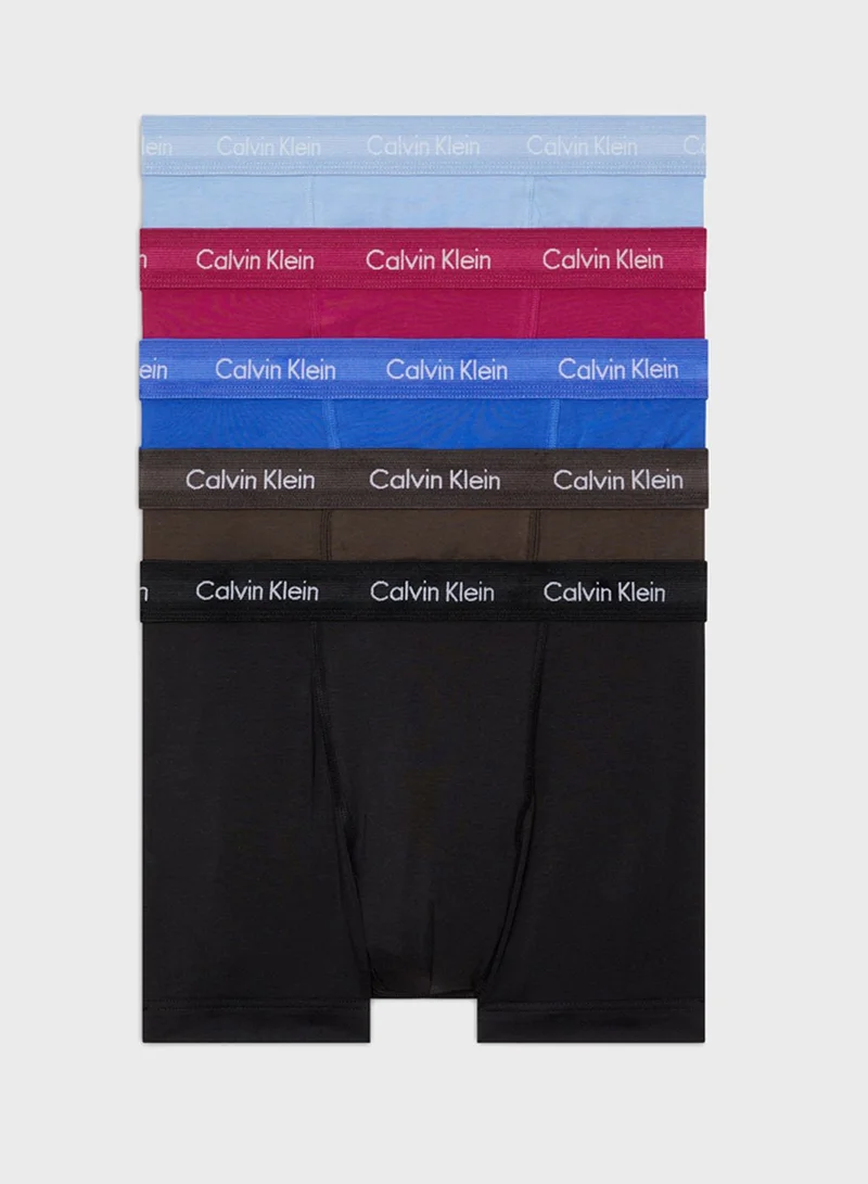 CALVIN KLEIN 5 Pack Logo Band Trunks
