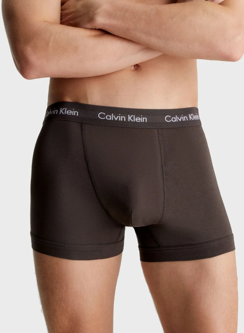 CALVIN KLEIN 5 Pack Logo Band Trunks