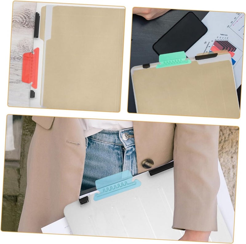 Angoily 50Pcs Hanging File Tabs Detachable File Folder Labels for Easy Identification Includes Tabs for Organizing Files - Image 4