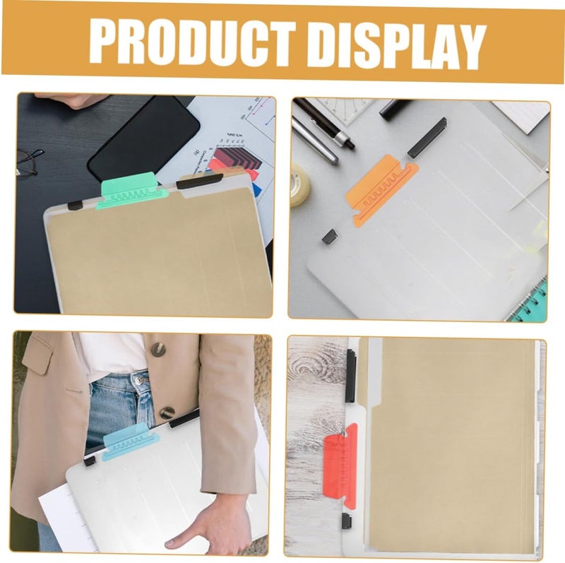 Angoily 50Pcs Hanging File Tabs Detachable File Folder Labels for Easy Identification Includes Tabs for Organizing Files - Image 5