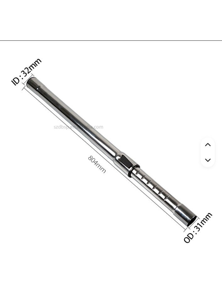Steel broom handle compatible with global products, a replacement compatible with Bissell, extendable, 35mm and 33mm diameter, compatible with most brooms, glossy finish, high-quality steel. - Image 2