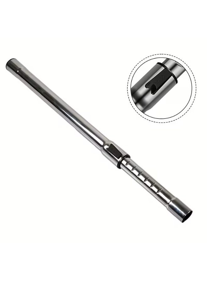 Steel broom handle compatible with global products, a replacement compatible with Bissell, extendable, 35mm and 33mm diameter, compatible with most brooms, glossy finish, high-quality steel. - Image 1