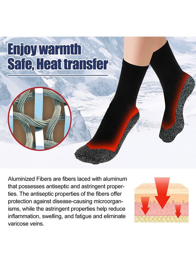 SOUTH MOON - Heated Socks, Self Heating Socks, Tourmaline Self-Heating Magnetic Socks, Massage Socks for Men and Women, Foot Warmer Socks, Great for Outdoor Mountaineering, Skiing, Fishing - Image 1