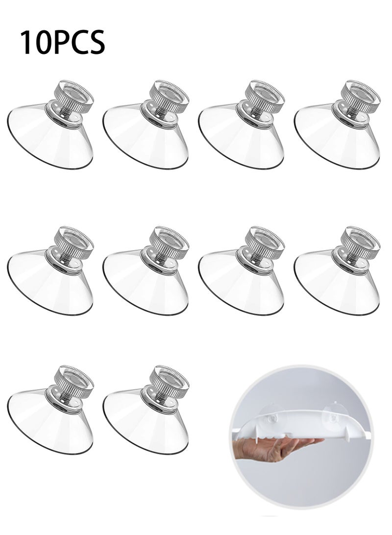 10 Pcs of Wall Hooks,Wall Screw Hanging,Nails,Nail Suction Cup Hooks,Super Sticky Suction Cup Holders,Can be Moved at Will  - Image 1