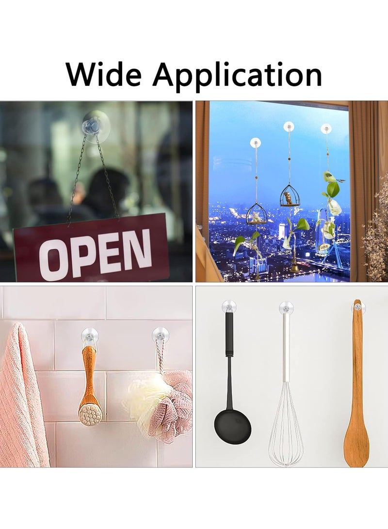 10 Pcs of Wall Hooks,Wall Screw Hanging,Nails,Nail Suction Cup Hooks,Super Sticky Suction Cup Holders,Can be Moved at Will  - Image 4