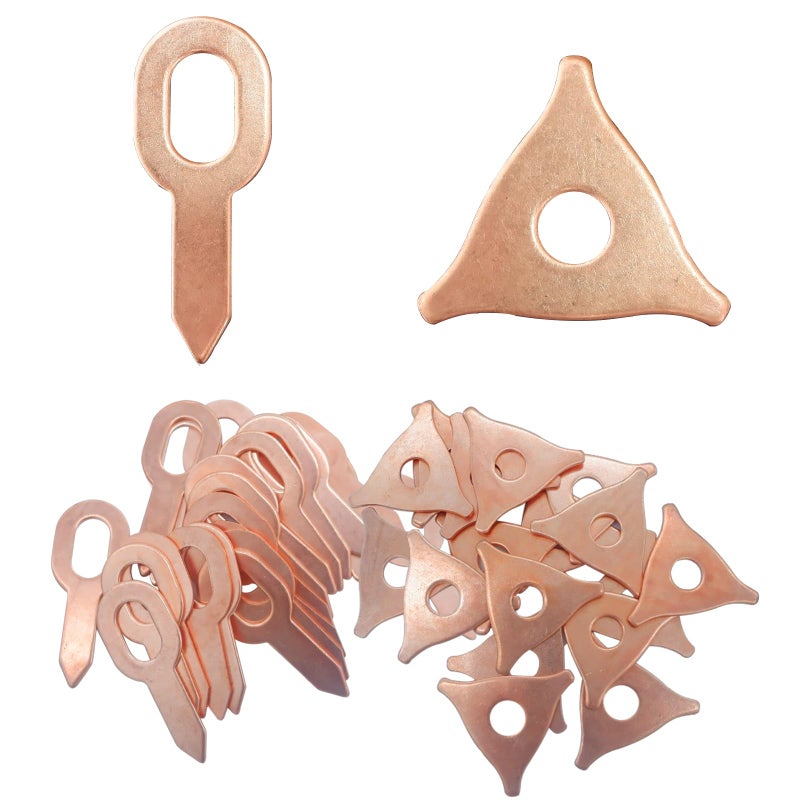GLSJA 100PCS Dent Pulling Rings Dent Pulling Puller Rings Triangle OT Dent Pulling Straight Washer Metal Shrink Repair Tool for Car Body Welding Panel Welder Spot Welding Machine