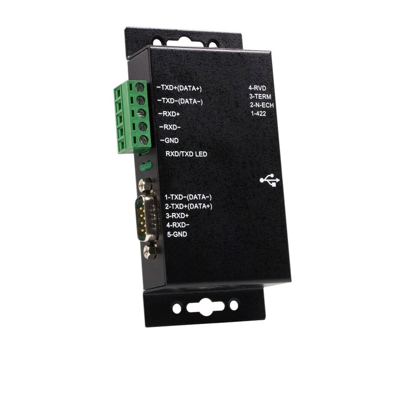 Startech.com StarTechcom 1 Port Metal Industrial USB to RS422RS485 Serial Adapter w Isolation TAA ICUSB422IS - Image 2