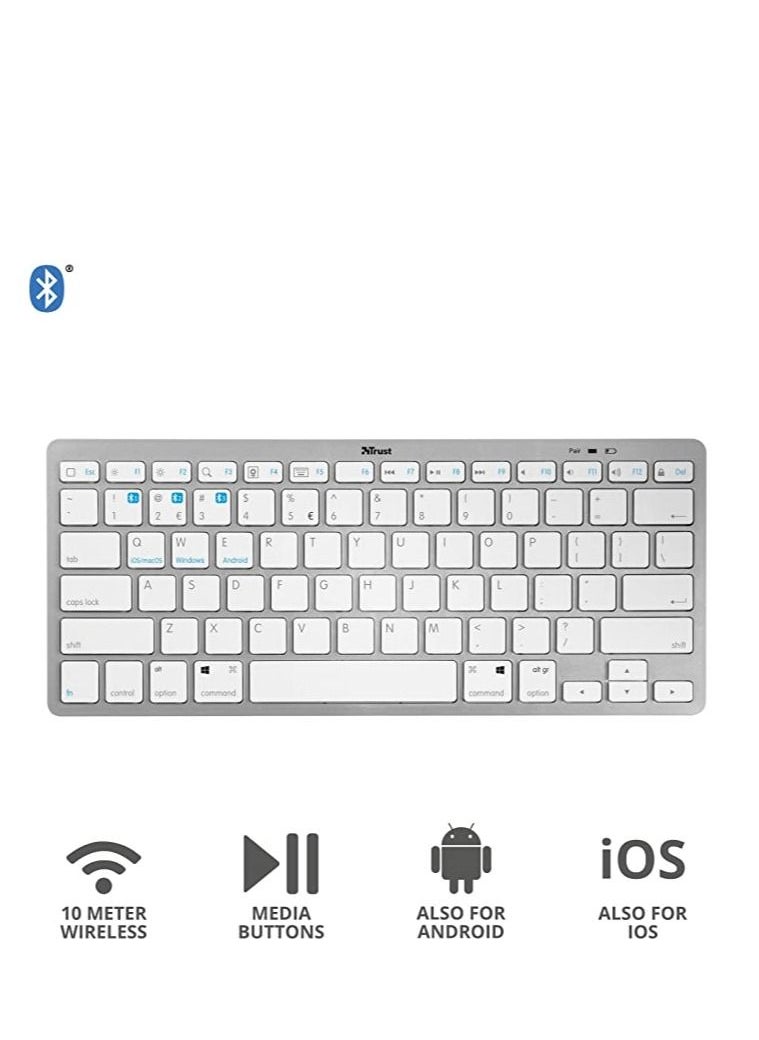 Trust - Trust NADO Wireless Bluetooth Keyboard - Image 1