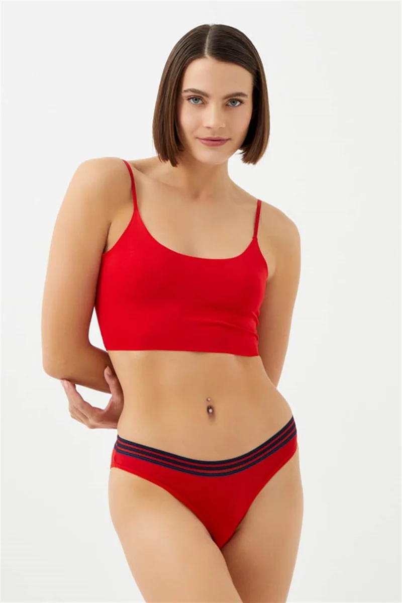 COTTONHILL Sports Basic Cotton Bikini Panties 5 Pack