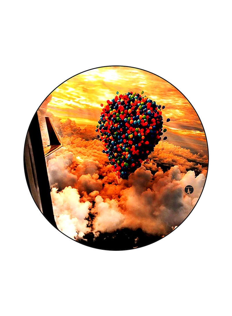 RKN Printed Round Mouse Pad Multicolour