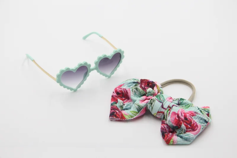 D'Daniela Hawaiian Glasses  and Headband Set For Babies and Girls Roses