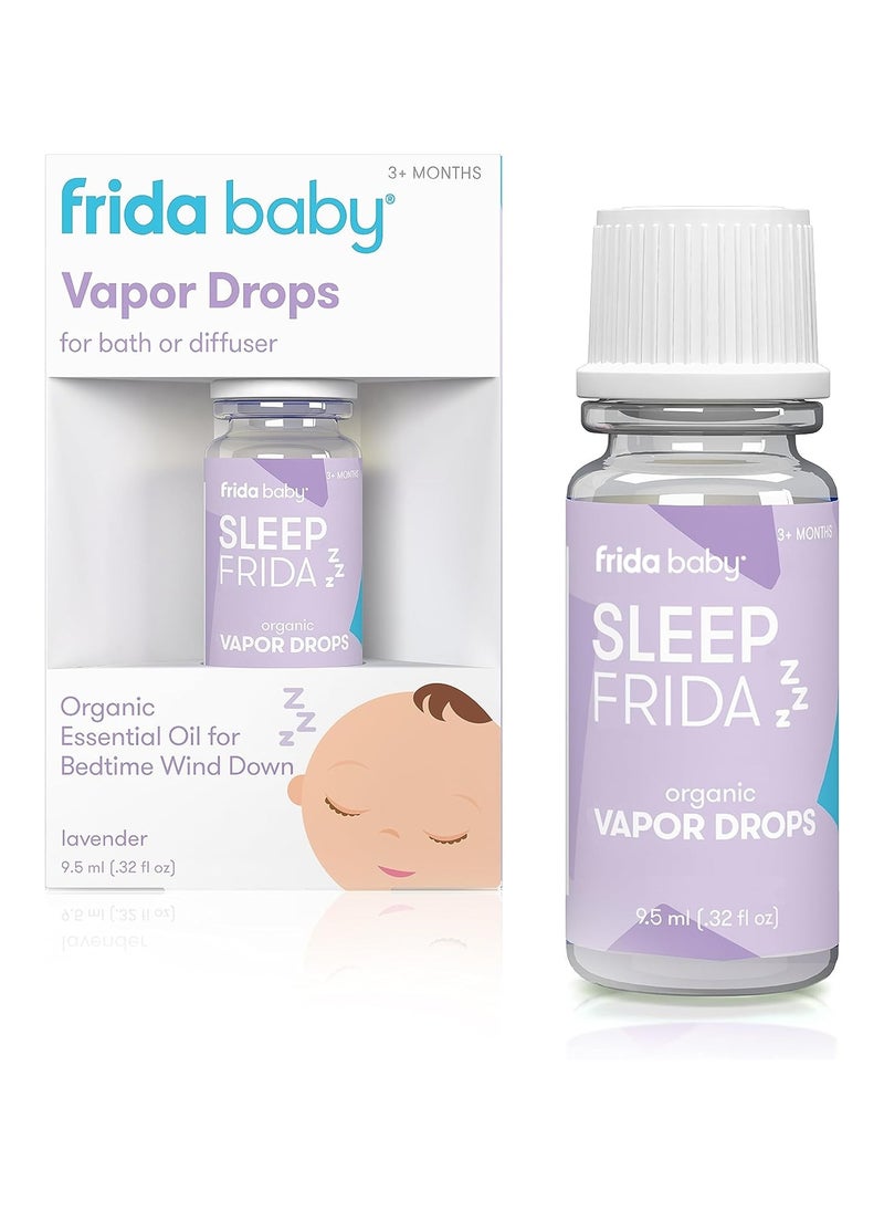 fridababy FridaBaby Natural Sleep Vapor Bath Drops for Bedtime Wind Down by Frida Baby, White 
