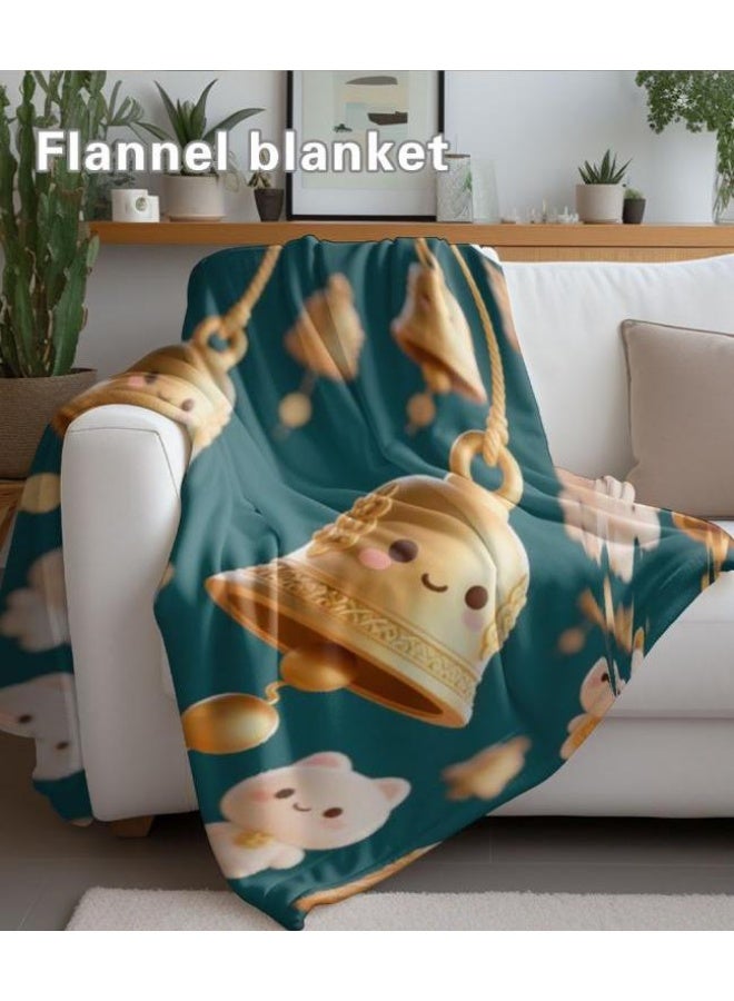 general Children's or student cartoon flannel thin blanket (warm and comfortable, suitable for sleep, games) 100cm*150cm - 1094 - Image 4