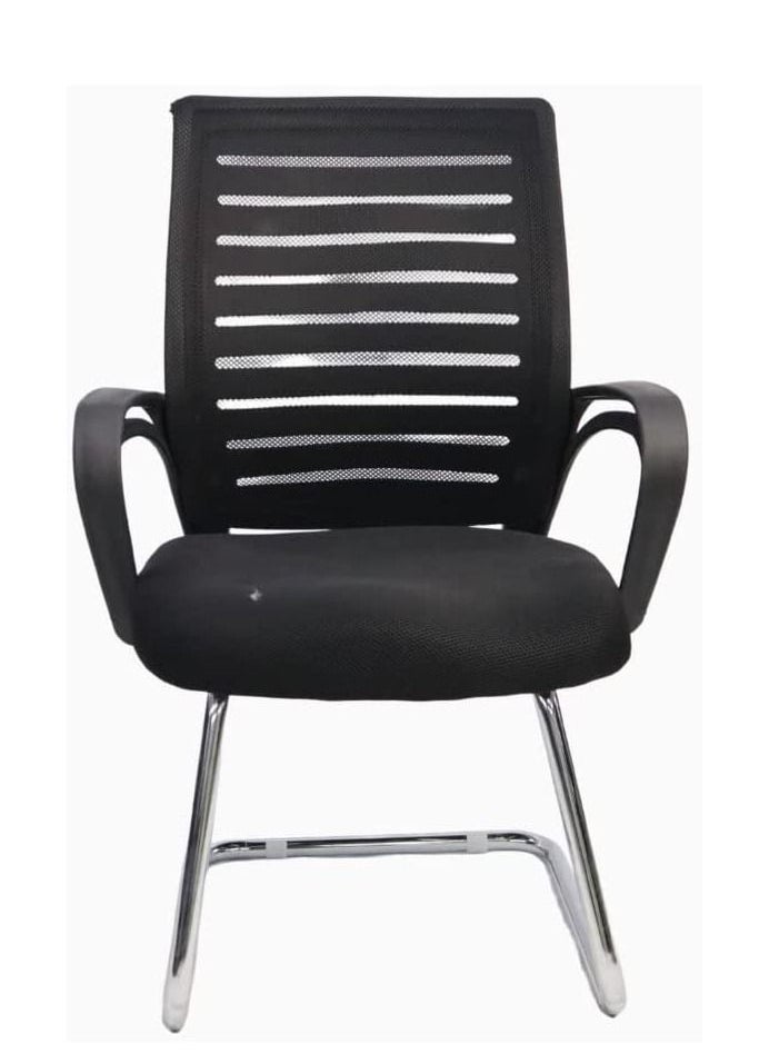 KARNAK Karnak Mesh Guest Chair For Visitors With Mesh Upholstery And Breathable Fabric, Comfortable Mesh Ergonomic Modern Furniture For Visitors Meeting Groups  - Image 3
