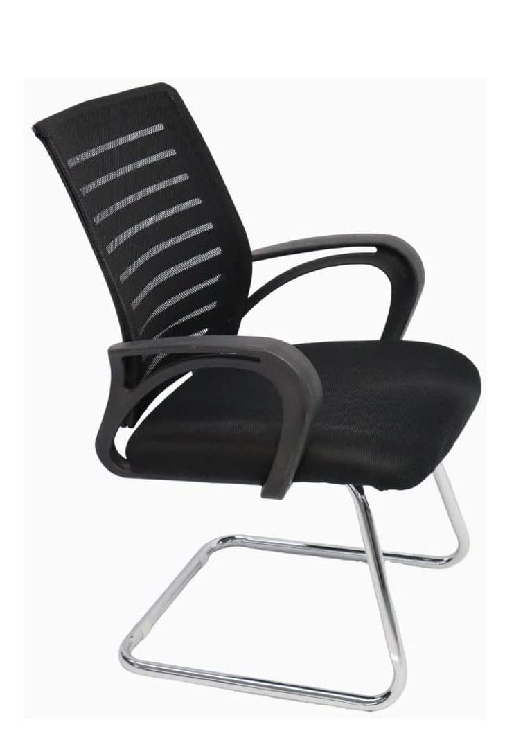 KARNAK Karnak Mesh Guest Chair For Visitors With Mesh Upholstery And Breathable Fabric, Comfortable Mesh Ergonomic Modern Furniture For Visitors Meeting Groups  - Image 2